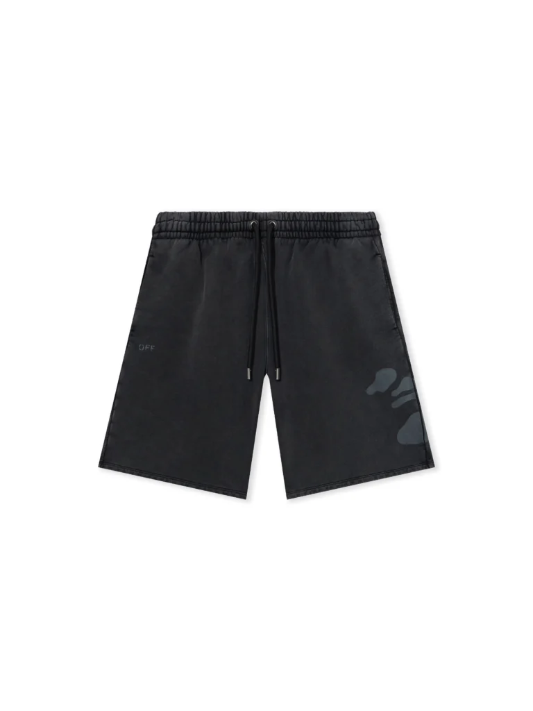 Off White Swimming Face Skate Shorts