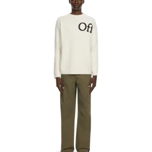Off White Bookish Shared Knit Crewneck