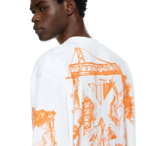 Off White City Nature Skate Long Sleeve T-Shirt - Image 3