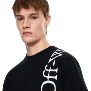 Off White Vertical Bookish Skate T-Shirt - Image 3