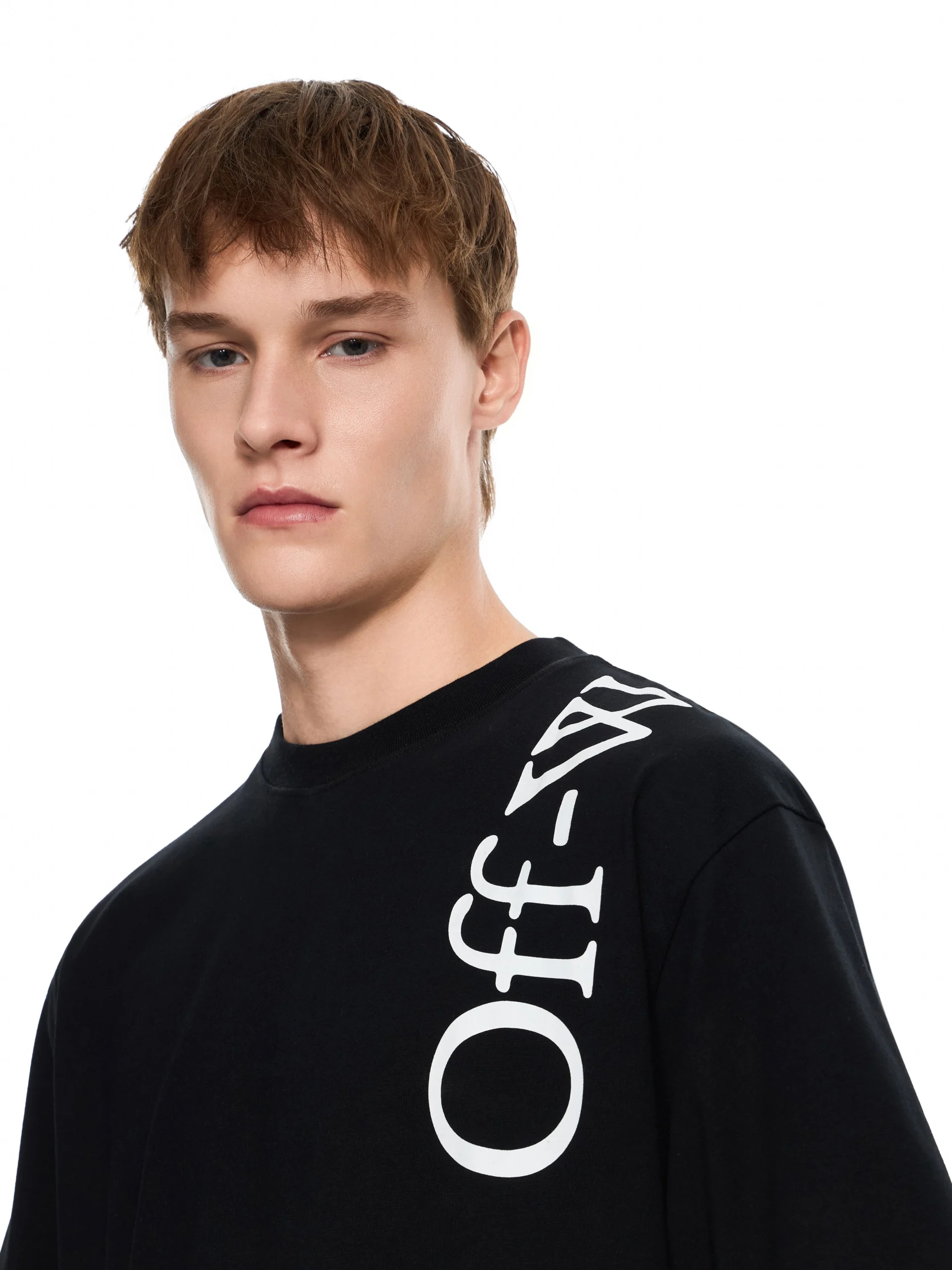 Off White Vertical Bookish Skate T-Shirt - Image 3