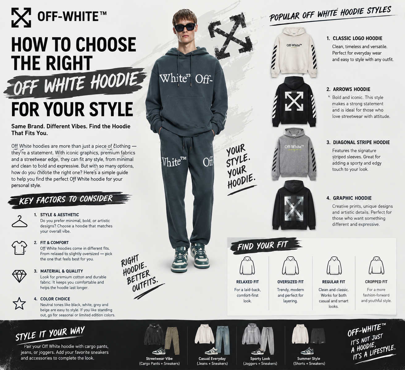 How to Choose the Right Off White Hoodie for Your Style